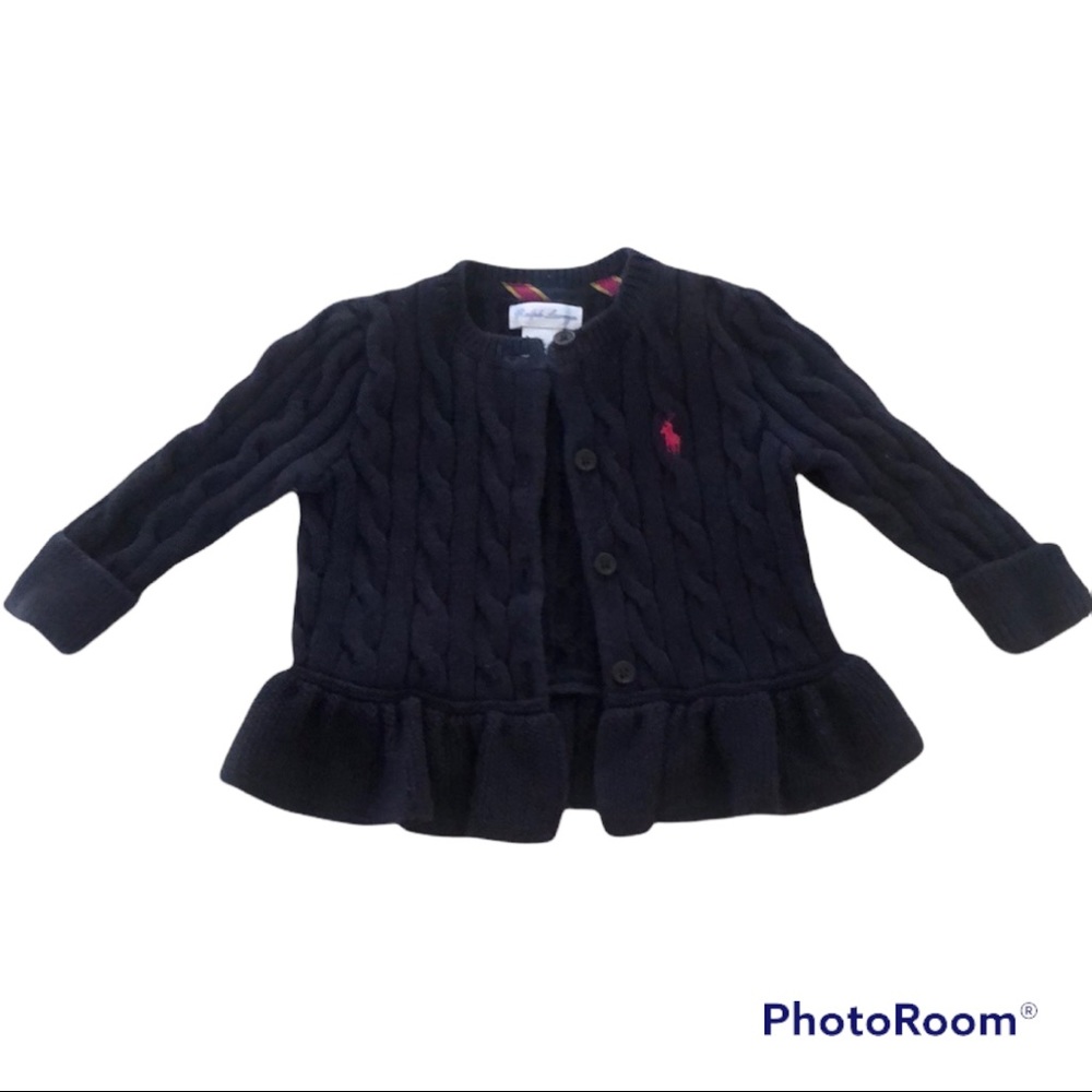 Ralph Lauren Navy Cardigan